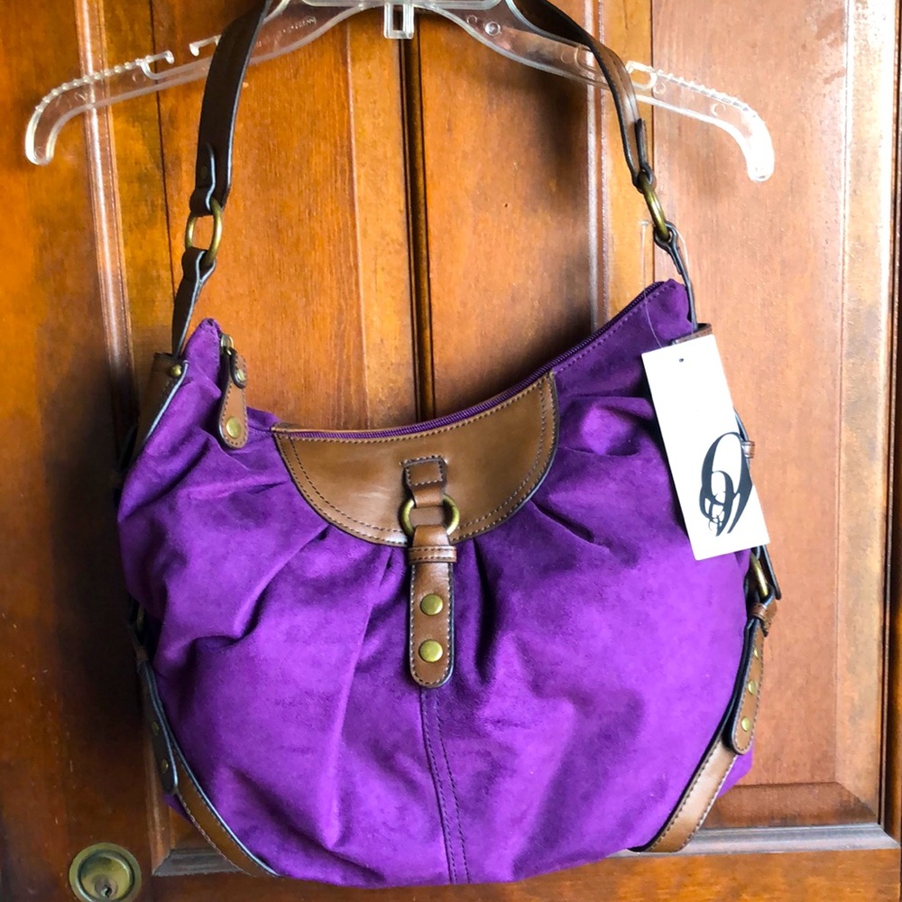 Nine West Purple/Plum NEW with Tags Boho Bag